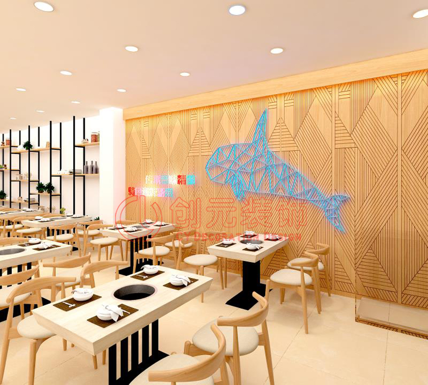 荔湾-河沙火锅店装修